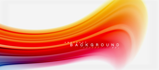 Rainbow fluid colors abstract background twisted liquid design, colorful marble or plastic wavy texture backdrop, multicolored template for business or technology presentation or web brochure cover
