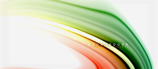 Rainbow fluid colors abstract background twisted liquid design, colorful marble or plastic wavy texture backdrop, multicolored template for business or technology presentation or web brochure cover