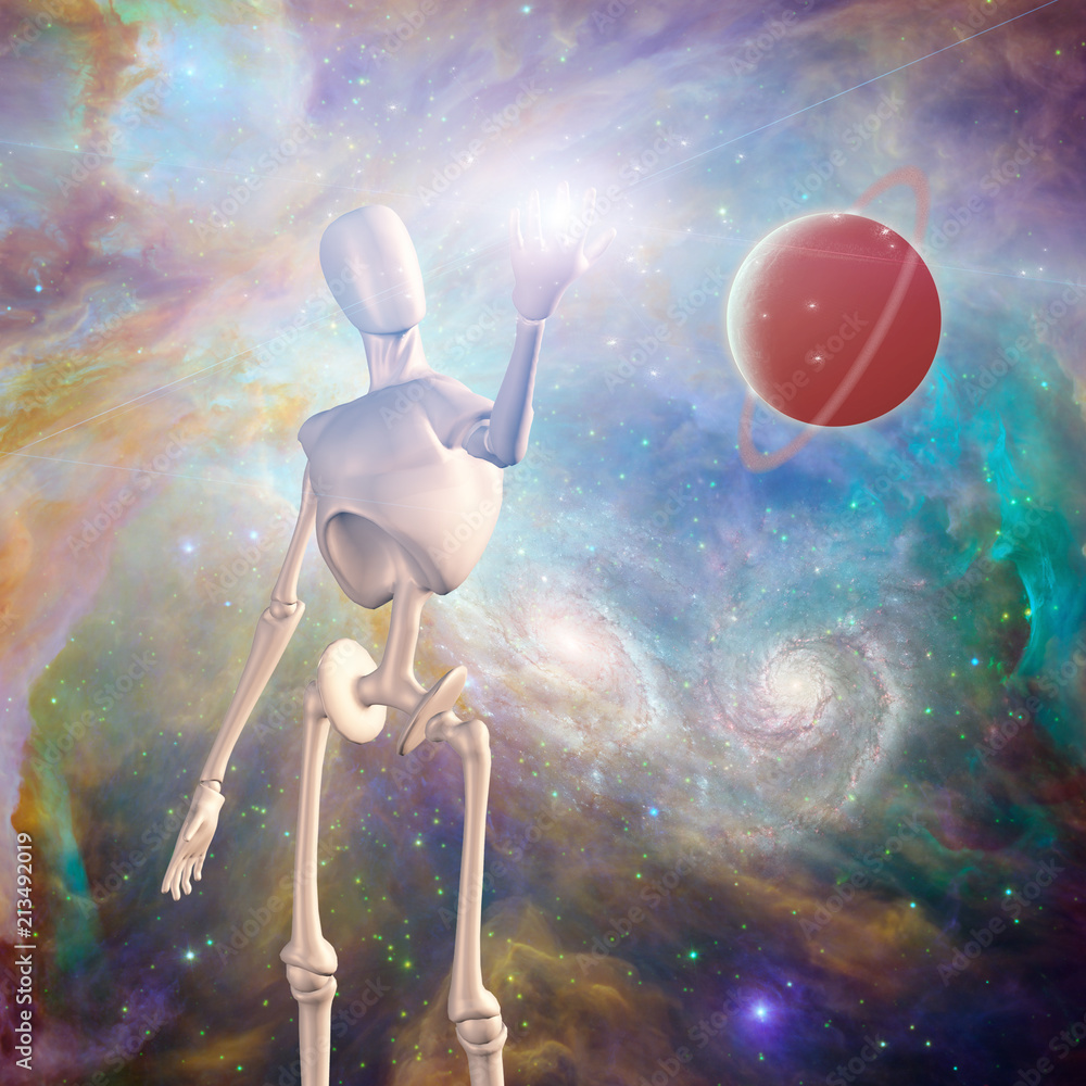Poster robot and deep space