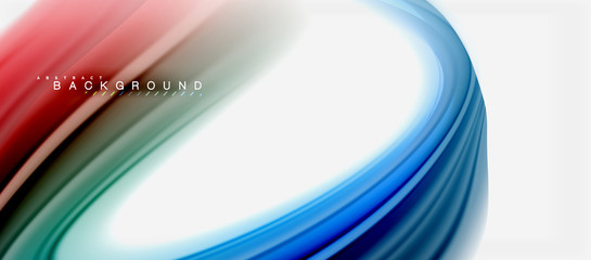 Rainbow fluid colors abstract background twisted liquid design, colorful marble or plastic wavy texture backdrop, multicolored template for business or technology presentation or web brochure cover