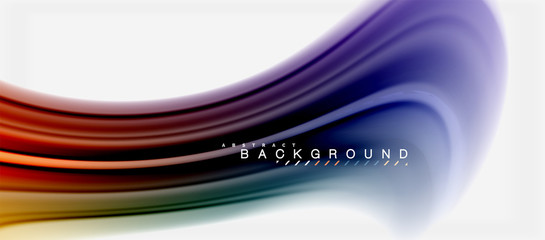 Rainbow fluid colors abstract background twisted liquid design, colorful marble or plastic wavy texture backdrop, multicolored template for business or technology presentation or web brochure cover