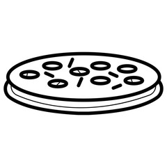 Pizza icon Vector