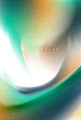 Holographic paint explosion design, fluid colors flow, colorful storm. Liquid mixing colours motion concept, trendy abstract background layout template for business presentation, app wallpaper banner