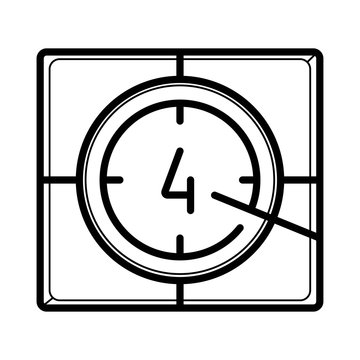 Film Countdown Vector Icon