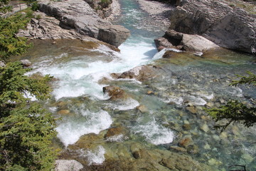 Over The Falls, Kananaskis Country, Alberta