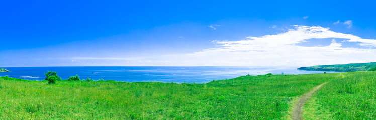 View of coast near Sinemorets in Bulgaria.