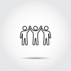 people success icon vector illustration