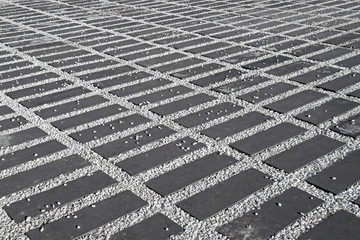decorative stone paving stone for the street