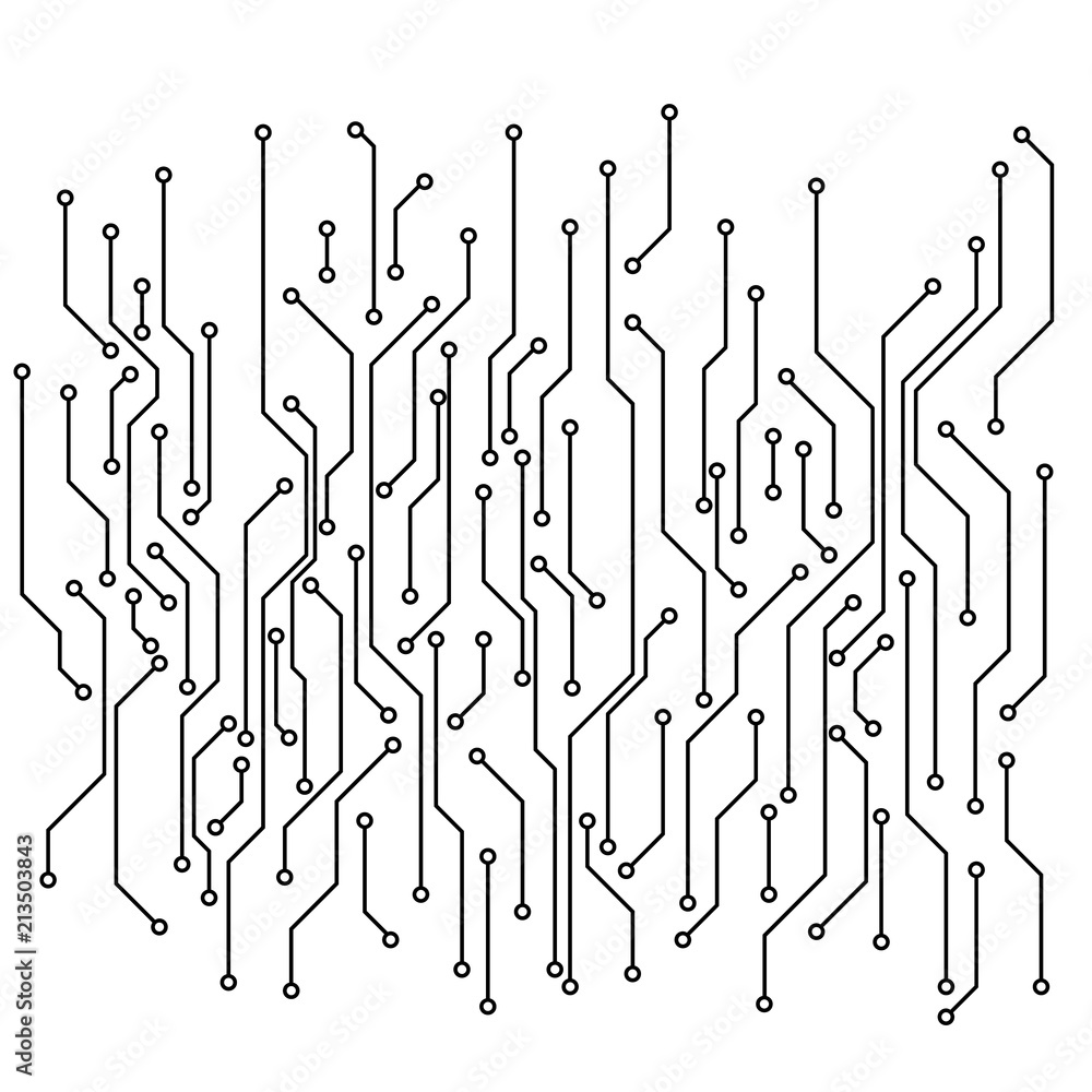 Poster circuit board pattern. abstract technology circuit board background. vector illustration