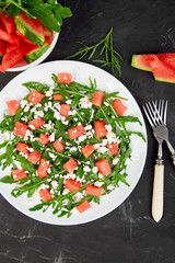 Fresh summer watermelon salad