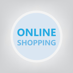 online shopping concept- vector illustration