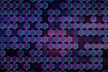 abstract hexagon texture background