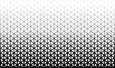 Abstract polygon black and white graphic triangle pattern. - 213509887