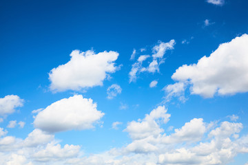 Blue sky with clouds
