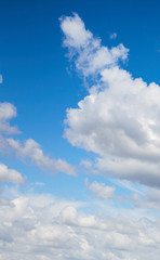Blue sky with clouds