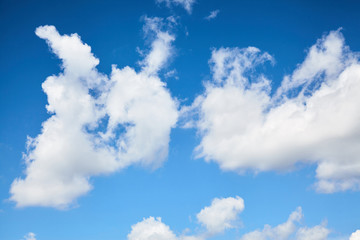 Blue sky with clouds
