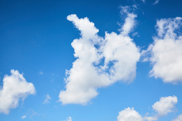 Blue sky with clouds