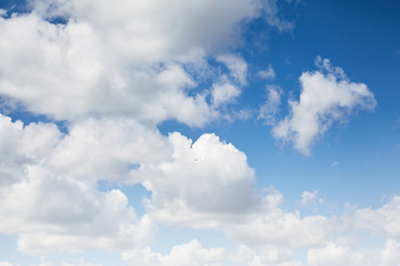 Obraz na płótnie Canvas Blue sky with clouds