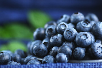 Fresh blueberries