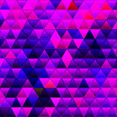 abstract vector stained-glass triangle mosaic background