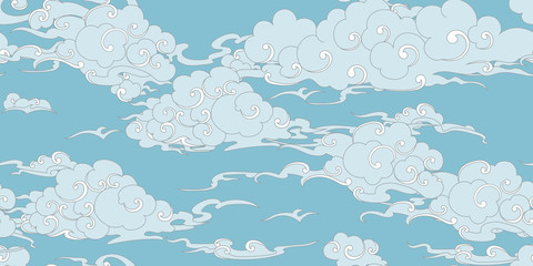 Fototapety  Seamless cloud pattern  