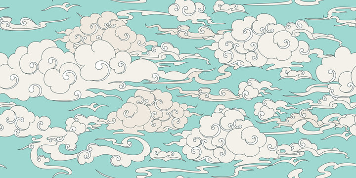 Seamless cloud pattern

