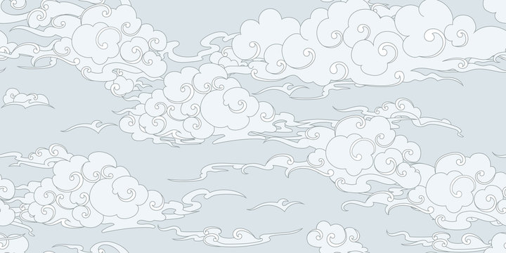 Seamless cloud pattern
