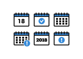 Vector calendar icons. Event icon. Calendar vector sign. Plan vector. Date icons