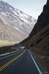 Street in between mountains