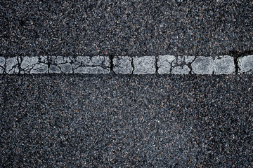 Fototapeta premium Asphalt surface of road with lines abstract background