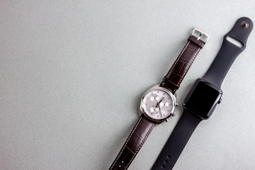 smart and classic wrist watch