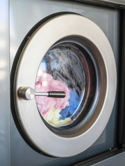 The image of a professional washing machine