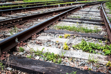 Fototapeta premium The old railway