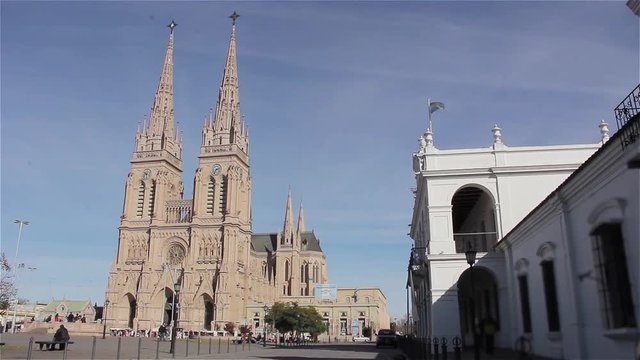 Basilica of Our Lady of Lujan, in Buenos Aires (Argentina). 