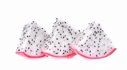 Dragon fruit isolated on white background