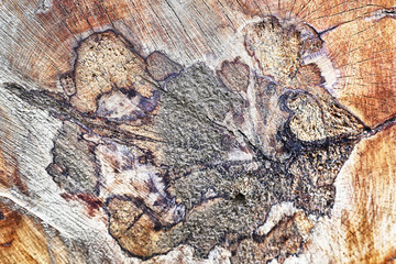 Rings of a tree in a cut