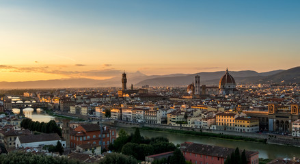 Fototapeta na wymiar Florence Skyline view
