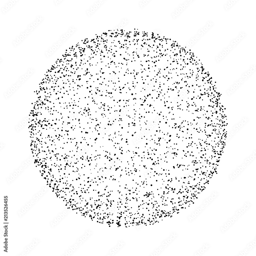 Poster black sphere. digital data network connections with dots on white background in technology concept. 