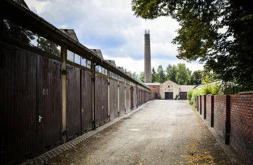old factory with garages i