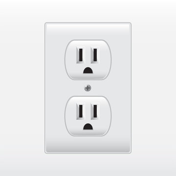 Electrical Outlet Object Illustration