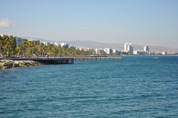 The beautiful Limassol Molos in Cyprus