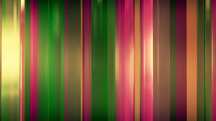 3D rendering of abstract thin glass panels in space. Panels shine and reflect each other