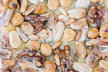 Various nuts cake