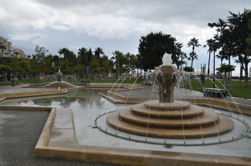 Obraz premium The beautiful Limassol Molos in Cyprus