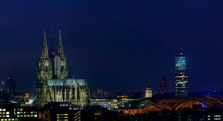 Fototapeta na wymiar City landscape of Cologne.
