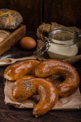Poppy seeds roll pastry