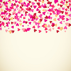 Valentine hearts background