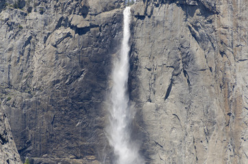 Yosemite falls in Yosemite National Park in California