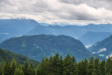 Aussicht von einem Berg