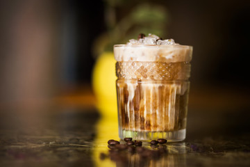 cold coffee cocktail